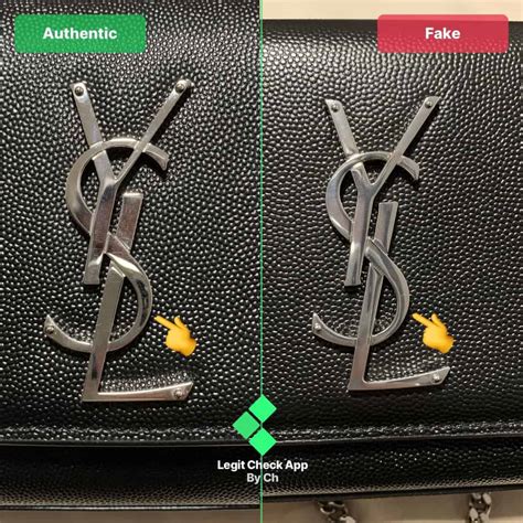 authentic ysl bag vs fake|ysl authenticity card.